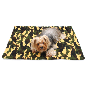 Camouflage Fleece/Plush Dog Blanket