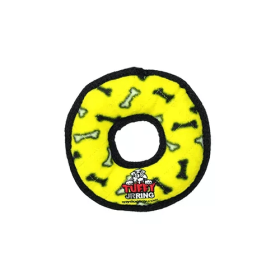 Tuffy Jr Yellow Ring Dog Toy