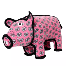 Tuffy Barnyard Pink Pig Dog Toy