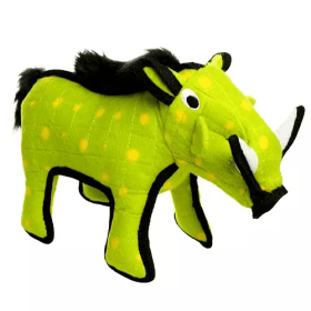 Desert Light Green W/ Yellow Spots Warthog Dog Toy