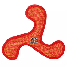 DuraForce Boomerang Zigzags Red Dog Toy