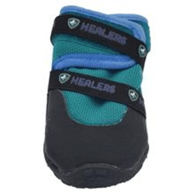 Healers Urban Walkers III Dog Booties - Teal-Medium/Large