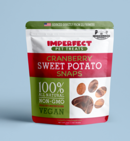 Cranberry Sweet Potato Snaps Dog Treat