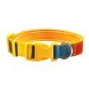 Multicolor Canvas Clip-on Dog Collar