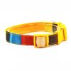 Multicolor Canvas Clip-on Dog Collar