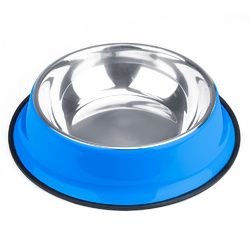 Blue Stainless Steel Dog Bowl-72oz