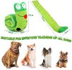 Green Snuffle-Shaped Snail Dog Toy