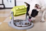 Windmill-like Rotating Slow Dog Feeder