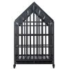 Heavy Duty Dog Cage-Crate with Roof & Window on Roof