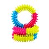 Tri-Color Rubber Prickly Ring Toy