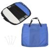 Foldable Dog Playpen with Blue Carrying Bag