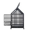 Heavy Duty Dog Cage-Crate with Roof & Window on Roof