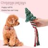 Cute Christmas Cartoon w/ Rope Knot Chew Toy