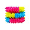 Tri-Color Rubber Prickly Ring Toy