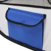 Foldable Dog Playpen with Blue Carrying Bag