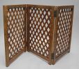 Mango Wood Folding 3 Panel Dog Gate