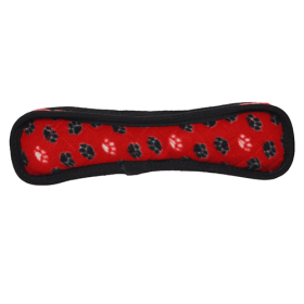 Tuffy Ultimate Bone Toy (Color: Red, size: large)