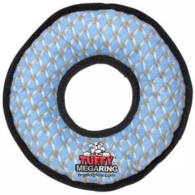 Tuffy Mega Ring Toy (Color: Blue, size: Mega)