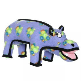 Tuffy Zoo Animal Toys (Color: Violet, size: large)