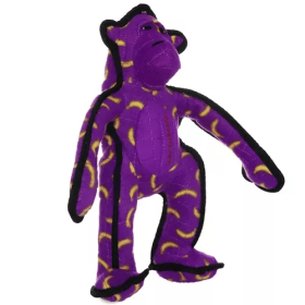 Tuffy Zoo Animal Toys (Color: Purple, size: large)