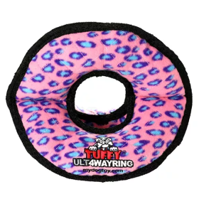 Tuffy Ultimate 4WayRing Toy (Color: Pink, size: one size)