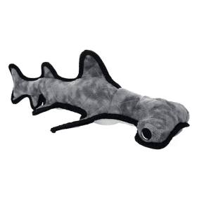 Tuffy Ocean Creature Eel Toy (Color: Gray, size: one size)