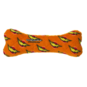 Mighty Gold Crown Bone Toy (Color: Orange, size: one size)