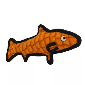 Tuffy Ocean Creature Eel Toy (Color: Orange, size: one size)