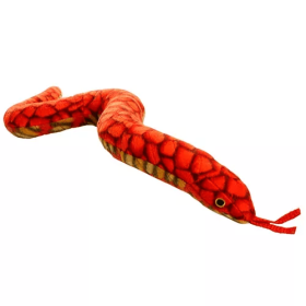 Tuffy Desert Snake Toy (Color: Red, size: one size)