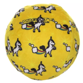 Mighty Ball Toy (Color: Yellow, size: large)