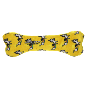 Mighty Gold Crown Bone Toy (Color: Yellow, size: one size)