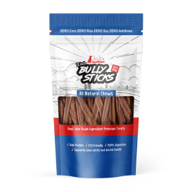 All-Natural Beef Bully Stick Dog Treats (size: 12" Standard)