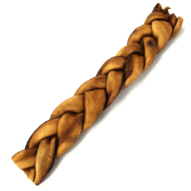 Braided Collagen Stick Dog Treats (size: 12" Thick)