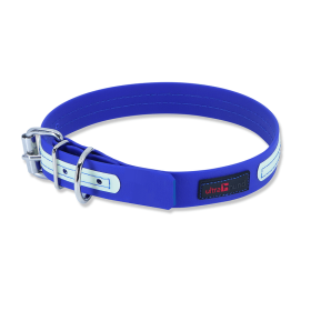 Glow In the Dark Dog Collar (Color: Blue, size: 18"x1")