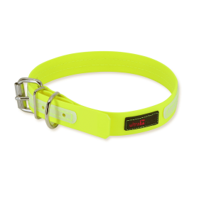 Glow In the Dark Dog Collar (Color: Yellow, size: 18"x1")