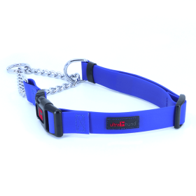 Ultrahund Martingale Dog Collar (Color: Blue, size: 12"-16" x 3/4")