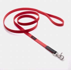 Boss Regular Leash (Color: Red, size: 3/4"x4')