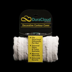 DuraCloud Orthopedic Dog Bed and Crate Pad Contour Cover (Color: Sand, size: X-Small)