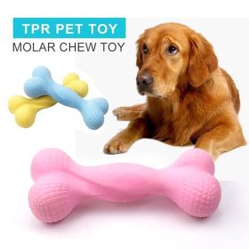 TPR Foamed Chew Bone Toys (Color: Pink)