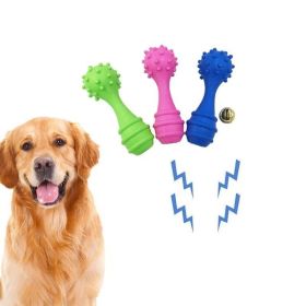 Colorful Interactive Chew Rod Dog Toy (Color: Pink)