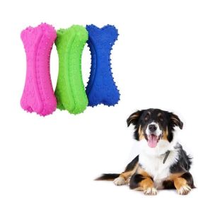 Footprint Biscuit Dog Toy (Color: Pink)