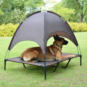 Elevated Dog Bed Tent with Canopy (size: medium)