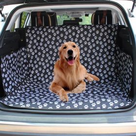 Car Seat or Trunk Mat Cover & Dogs Carriers (Color: Black)