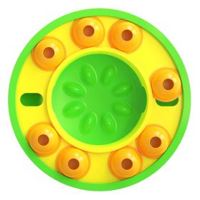 Dog Puzzle Toy, Slow Food Feeder (Color: Green)