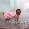 Dog Raincoat with Hood & Reflective Strip