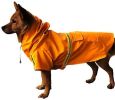 Dog Raincoat with Hood & Reflective Strip