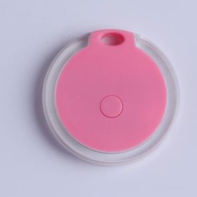 Anti-Lost Tracking Device-Smart Key Finder Locator Dog Keychain (Color: Pink, size: One-size)