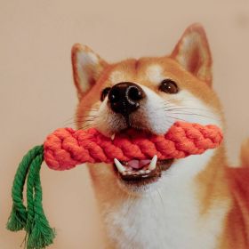 Fun Braided Carrot or Duck Rope Dog Toys (Items: Duck)