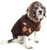 Designer Patterned Suede Argyle Sweater Dog Jacket