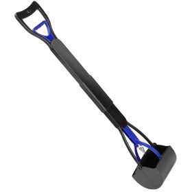 Dog Poop  Scooper  w/ Long Handle (Color: Blue)